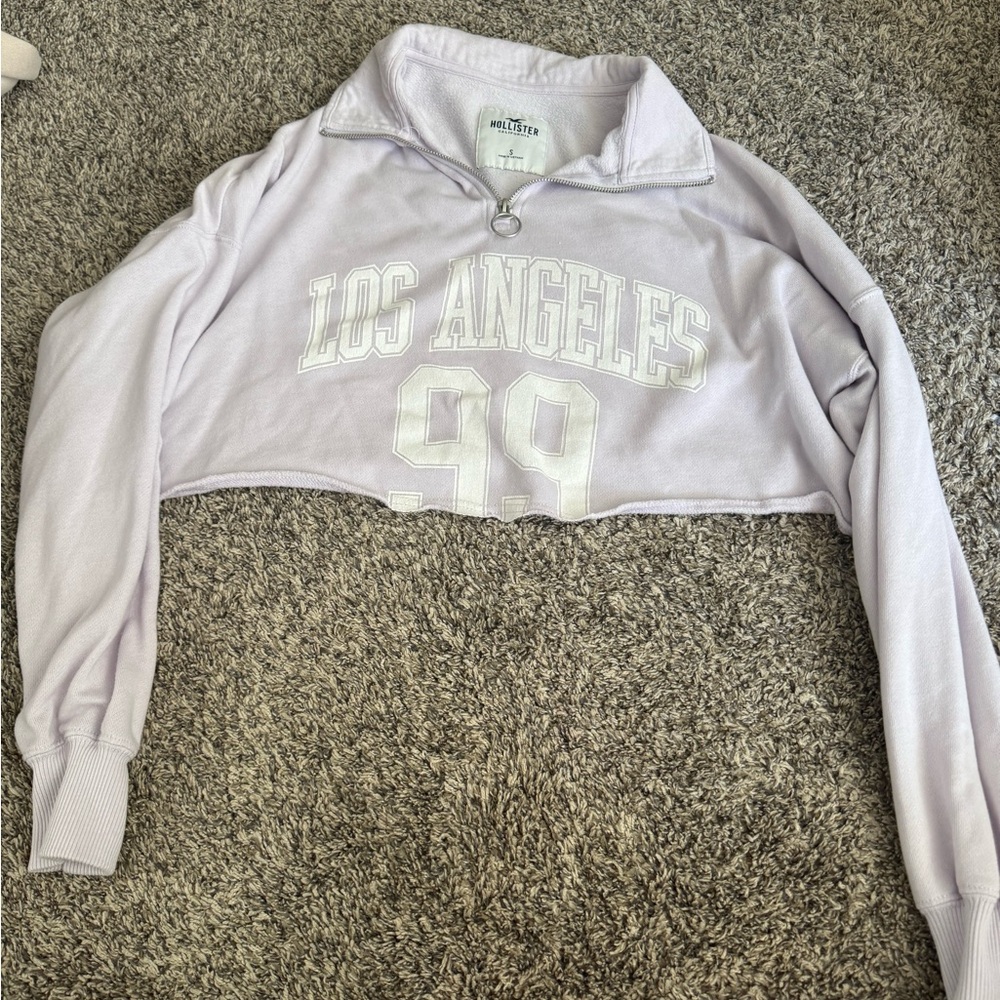 Hollister Purple Cowl Neck Sweater